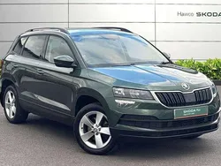 Emerald green metallic Used 2018 Skoda Karoq SE SUV | £11,695 (Good price)