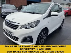 White Used 2015 Peugeot 108 Allure Hatchback | £3,695 (Fair price)