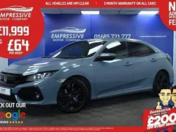 Grey Used 2018 Honda Civic SR Hatchback | £11,999 (A bit pricey)