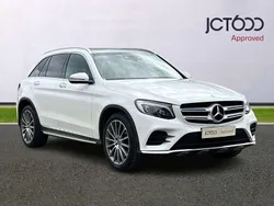 White Used 2017 Mercedes GLC220 AMG Line Premium SUV | £17,382 (Fair price)