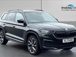 Black magic metallic Used 2021 Skoda Kodiaq SportLine SUV | £22,500 (Good price)
