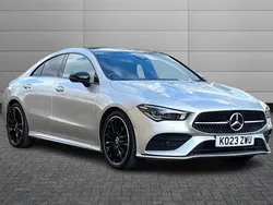 Iridium silver Used 2023 Mercedes CLA200 AMG Line Premium Plus Sedan | £29,850 (Fair price)