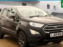 Black Used 2018 Ford Ecosport Zetec SUV | £10,500 (Good price)