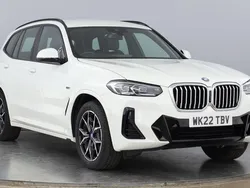 White Used 2022 BMW X3 M Sport SUV | £32,750 (Good price)