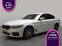 White Used 2017 BMW 540 M Sport Sedan | £25,626 (Fair price)