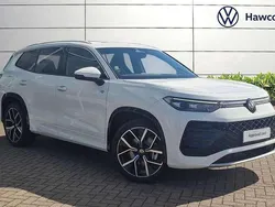White New 2025 VW Tayron R-line SUV | £43,495 (A bit pricey)