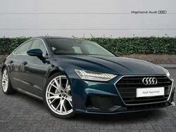 Blue Used 2020 Audi A7 Exclusive Hatchback | £30,985