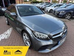 Grey Used 2018 Mercedes C200 AMG line Sedan | £13,799 (Fair price)