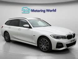 White Used 2021 BMW 330e M Sport Estate | £20,700 (Fair price)