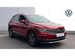Red Used 2022 VW Tiguan Elegance SUV | £25,945 (Fair price)