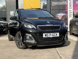 Black Used 2021 Peugeot 108 Allure Hatchback | £9,295 (Fair price)