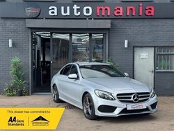 Silver Used 2015 Mercedes C250 AMG line Sedan | £11,499 (Fair price)