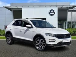 White Used 2021 VW T-Roc Active SUV | £15,899 (Fair price)