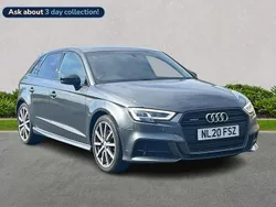 Grey Used 2020 Audi A3 Black Edition Hatchback | £20,997 (Fair price)
