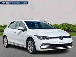 White Used 2023 VW Golf VIII Life Hatchback | £16,771 (Fair price)