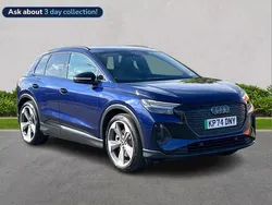 Blue Used 2024 Audi Q4 e-tron Black Edition SUV | £37,812 (Fair price)