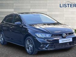 Deep black pearl effect Used 2024 VW Polo R-line Hatchback | £21,891 (Fair price)