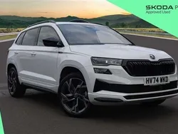 White Used 2024 Skoda Karoq SportLine SUV | £32,500 (Fair price)
