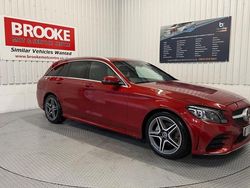 Red Used 2019 Mercedes C220 AMG Line Premium Estate | £15,990 (Fair price)