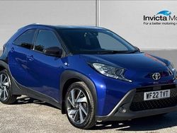 Juniper blue metallic Used 2022 Toyota Aygo Hatchback | £11,500 (Fair price)