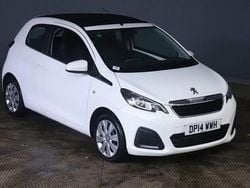 White Used 2014 Peugeot 108 Active Hatchback | £4,850 (Fair price)