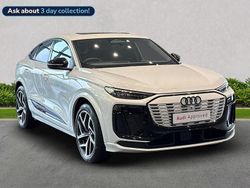 White Used 2025 Audi Q6 Sportback e-tron Business SUV | £73,967