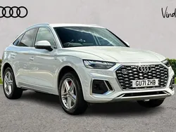 White Used 2022 Audi Q5 Sportback S-Line SUV | £35,000 (Fair price)