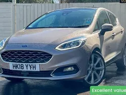 Beige Used 2018 Ford Fiesta Vignale Hatchback | £8,895 (A bit pricey)