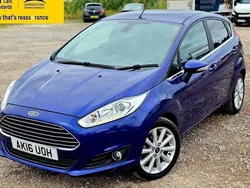 Blue Used 2016 Ford Fiesta Titanium Hatchback | £7,888 (Fair price)