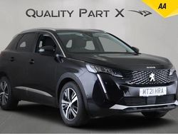 Black Used 2021 Peugeot 3008 Allure Premium Hatchback | £12,875 (Fair price)