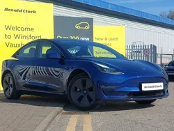 Blue Used 2021 Tesla Model 3 Long Range Sedan | £16,998 (Fair price)