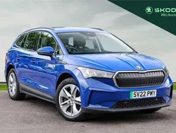 Blue Used 2022 Skoda Enyaq iV ecoSuite SUV | £18,495 (Fair price)