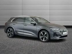 Grey Used 2023 Audi e-tron Advanced SUV | £46,991 (A bit pricey)