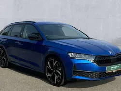 Race blue Used 2025 Skoda Octavia SportLine Estate | £26,995 (Expensive)