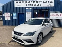 White Used 2018 Seat Leon FR Hatchback | £10,995 (Fair price)