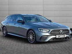 Selenite grey Used 2021 Mercedes E220 AMG line Estate | £36,595