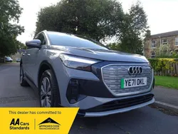 Grey Used 2021 Audi Q4 e-tron Sport SUV | £19,995 (Fair price)
