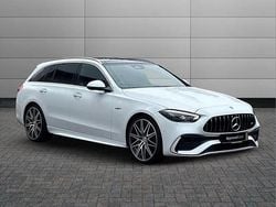 White Used 2023 Mercedes C43 AMG Premium Plus Estate | £47,495 (Fair price)