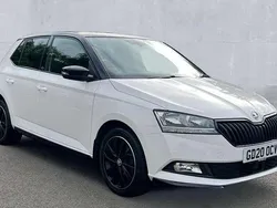White Used 2020 Skoda Fabia Monte Carlo Hatchback | £9,790 (A bit pricey)