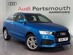 Blue Used 2016 Audi Q3 S-Line SUV | £15,990 (Fair price)