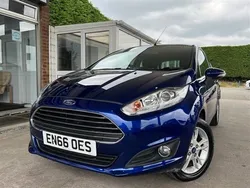 Blue Used 2016 Ford Fiesta Zetec Hatchback | £6,495 (Fair price)