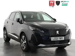 Black Used 2021 Peugeot 3008 Allure Premium Hatchback | £16,299 (Fair price)