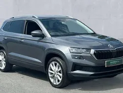 Metallic graphite grey Used 2024 Skoda Karoq SE L SUV | £22,780 (Fair price)