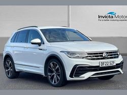White Used 2022 VW Tiguan R-line SUV | £26,149 (Good price)