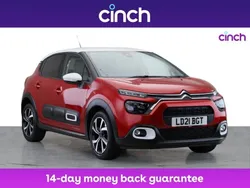 Red Used 2021 Citroën C3 PureTech Hatchback | £11,549 (Fair price)