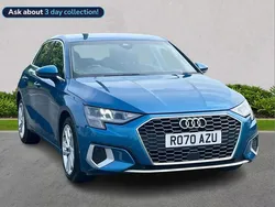 Blue Used 2020 Audi A3 Sport Hatchback | £15,202 (Good price)