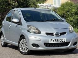Silver Used 2009 Toyota Aygo Platinum Hatchback | £2,980 (Fair price)