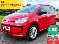 Red Used 2016 VW up! Hatchback | £5,795 (Fair price)