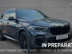 Grey Used 2022 BMW X5 M Sport SUV | £49,400 (Fair price)
