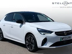 White Used 2022 Vauxhall Corsa-e Elite Hatchback | £12,175 (Fair price)